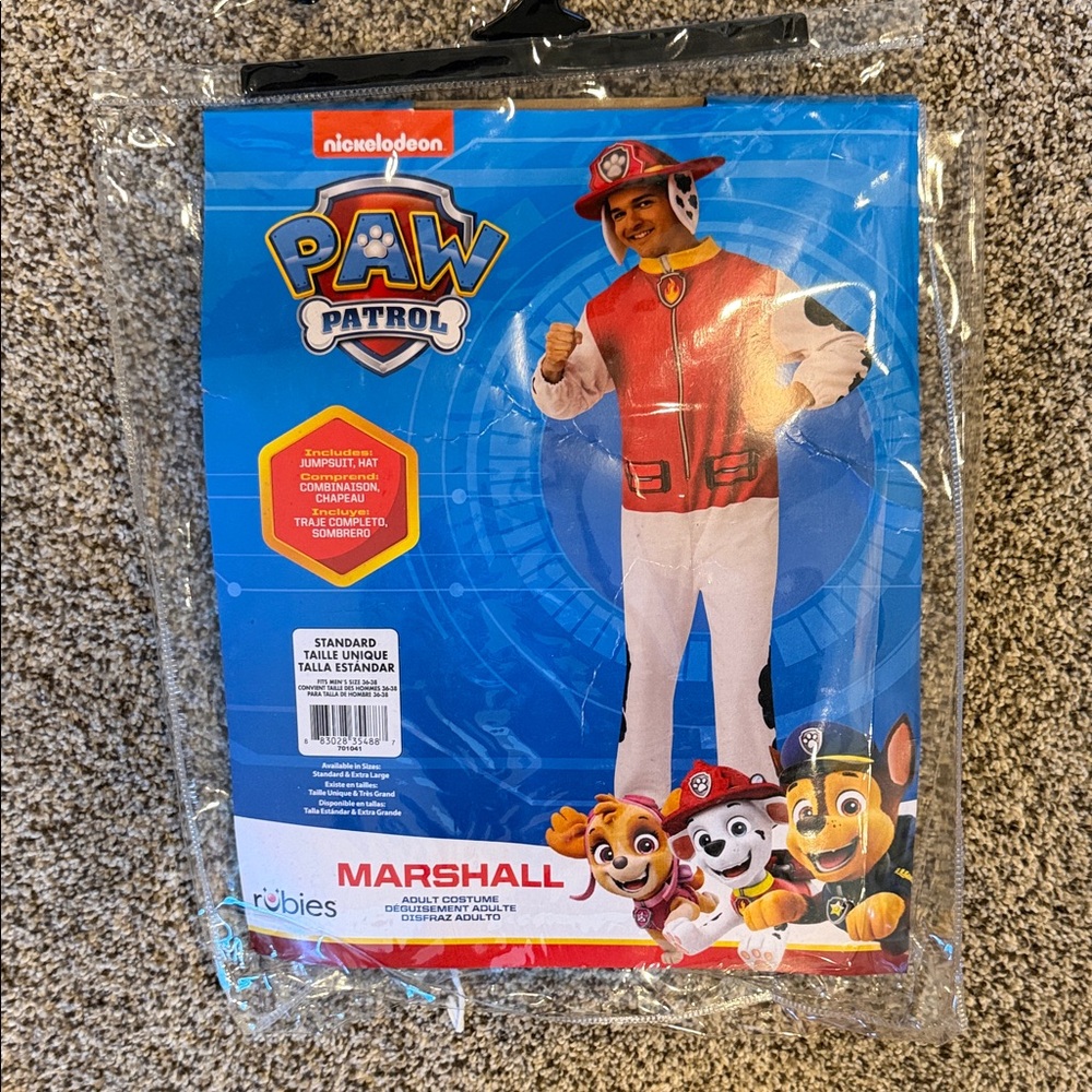 Adult Nickelodeon Paw Patrol Marshall Costume